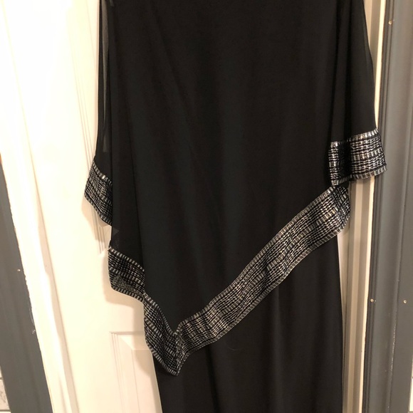 Brand SLNY evening wedding dinner black dress size 8 - Picture 3 of 3